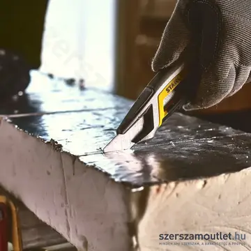 STANLEY Tördelhető pengés kés rögzítőgombbal 18/170mm (FMHT10592-0)
