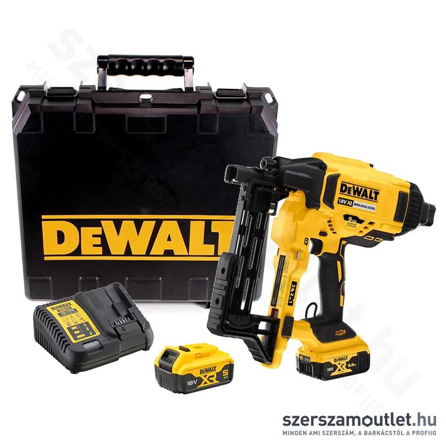 DEWALT DCFS950 Akkus szénkefementes kerítés kapcsozó (2x5,0Ah/18V)
