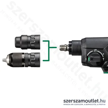 HIKOKI DH3628DC-WRZ Akkus fúró-vésőkalapács HITBOXBAN (2x2,5Ah/36V) MULTI VOLT(36V)