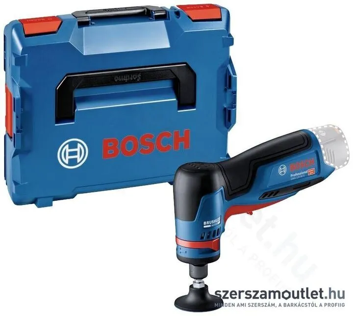 BOSCH Bosch GWG 12V-50 S akkus tányércsiszoló L-boxxban (Akku és töltő nélkül) (06013A7000)