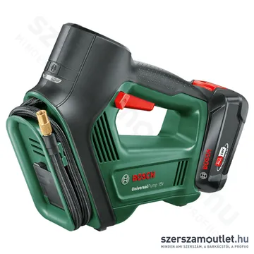 BOSCH Universal Pump Akkus nagynyomású légpumpa 30l/perc 18V (2,5Ah akku és töltő) (0603947101)