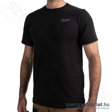 MILWAUKEE HT SS BL M Hibrid rövid ujjú póló FEKETE (M)