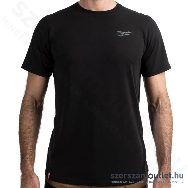 MILWAUKEE HT SS BL M Hibrid rövid ujjú póló FEKETE (M)