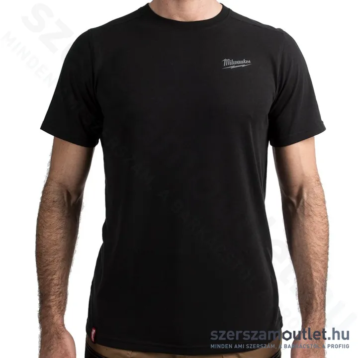 MILWAUKEE HT SS BL M Hibrid rövid ujjú póló FEKETE (M)