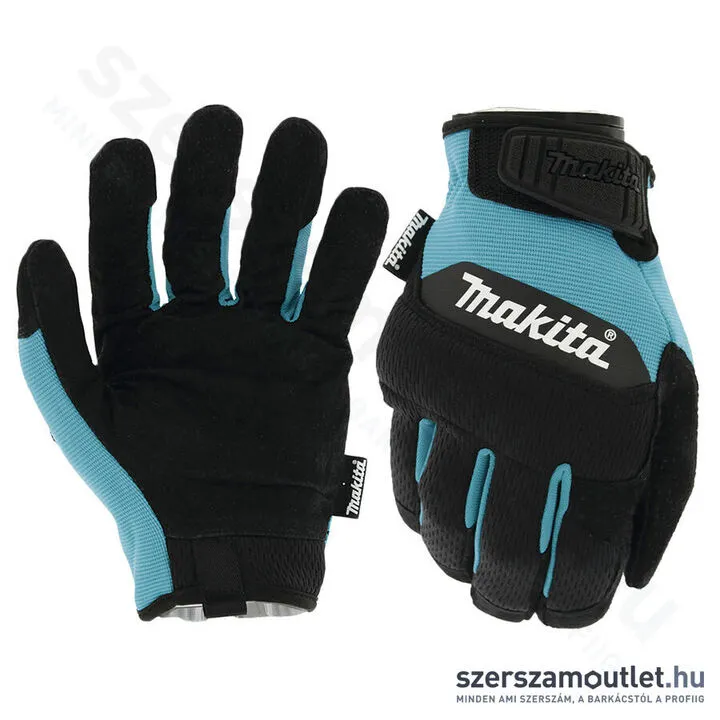 MAKITA munkakesztyű 100% eredeti bőr tenyér kialakítással L (P-84604)