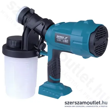DEDRA SAS+ALL Akkus festékszóró pisztoly (18V) (Akku és töltő nélkül!)