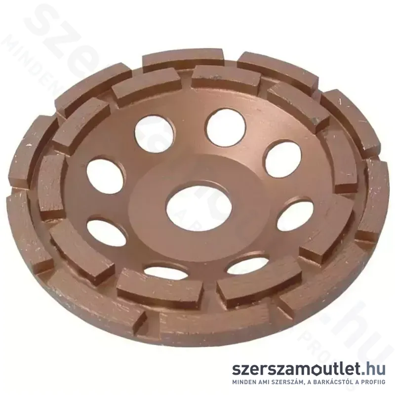 DEDRA Gyémánt csiszolótárcsa (kétsoros) 115x22,2mm (H1207)