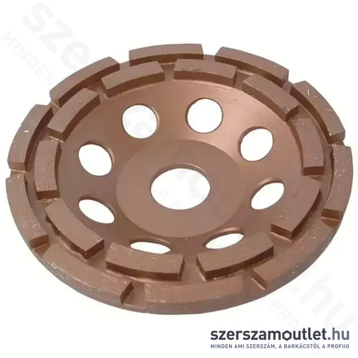 DEDRA Gyémánt csiszolótárcsa (kétsoros) 125x22,2mm (H1208)