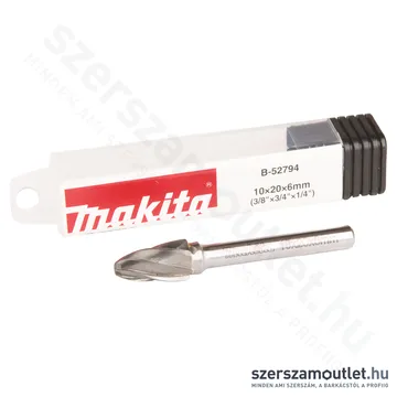 MAKITA Kerek ívelt hengeres csiszolófej alumínium fogazással 10x20x6mm (B-52794)