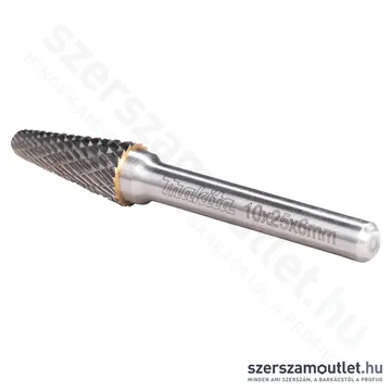 MAKITA Kerek kúpos hengeres csiszolófej kereszt fogazással 10x25x6mm (B-52819)