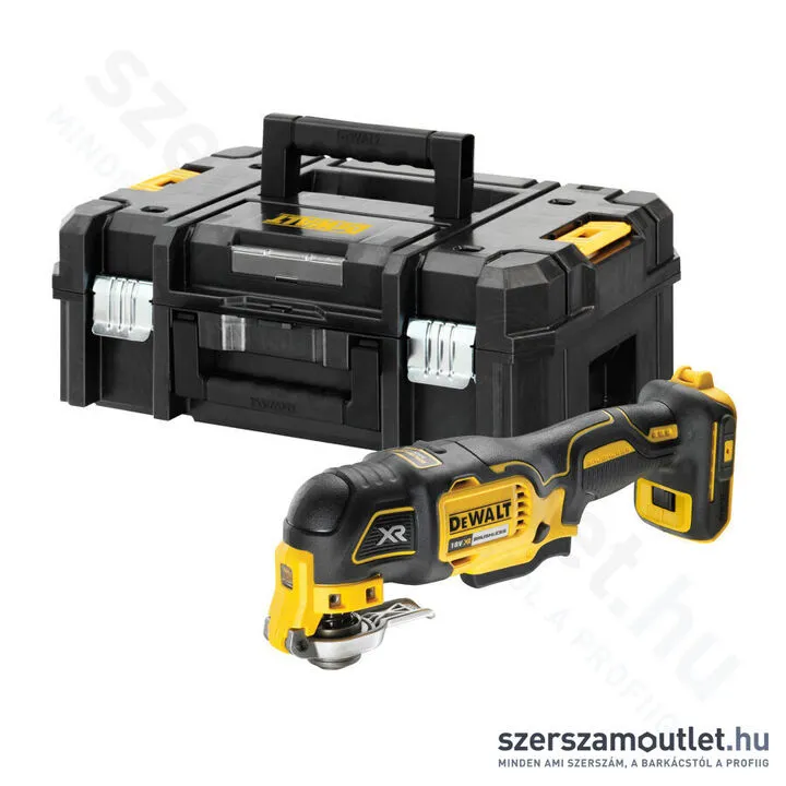 DEWALT DCS356NT-XJ 18V Akkus szénkefementes multigép kofferben (18V) (Akku és töltő nélkül!)