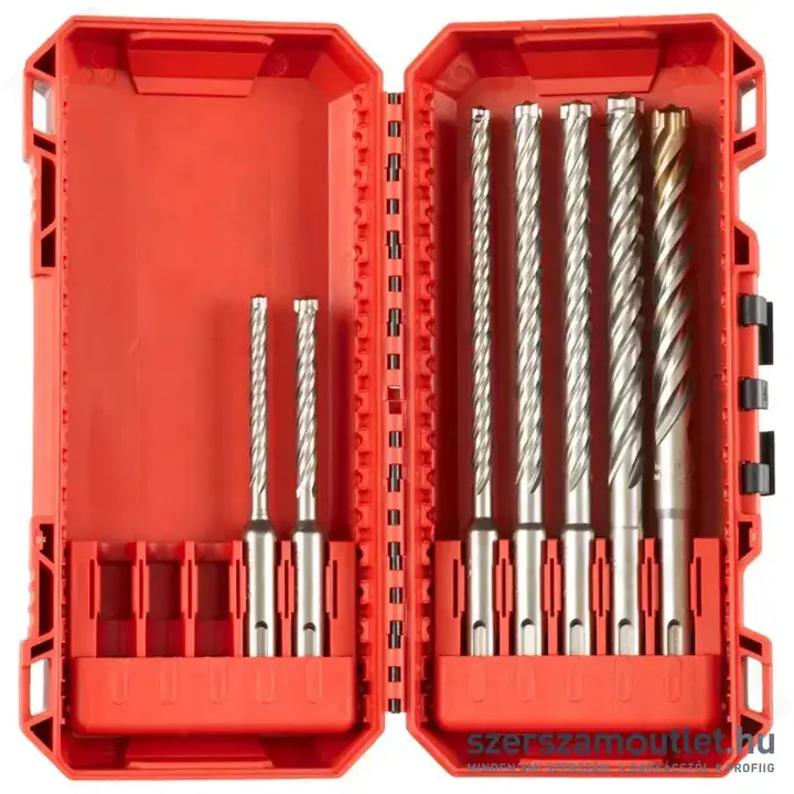 MILWAUKEE MX4 SDS-Plus 4 élű fúrószár készlet 7 részes (5-12mm)