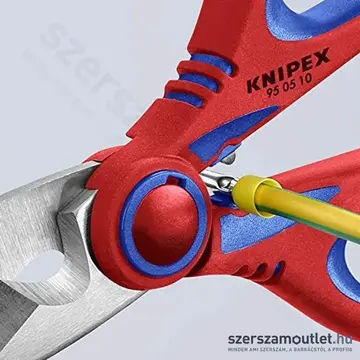 KNIPEX Villanyszerelő olló 160mm (95 05 10 SB)