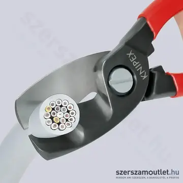 KNIPEX Kábelolló kettős vágóéllel 200mm (95 11 200)