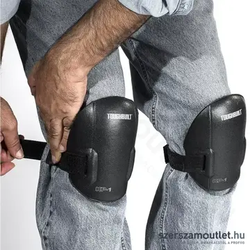 TOUGHBUILT H4S5-01 Kitolható pengés kés 16,5cm (+5db penge) és KP-1 Habbetétes térdvédő csomagban