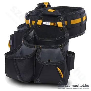 TOUGHBUILT TB-H4S5-01 Kitolható pengés kés 16,5cm (+5db penge) + CT-111 3 részes övtáska készlet