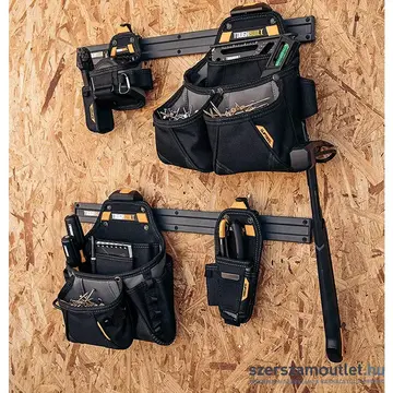 TOUGHBUILT CT-31-A Kalapácstartó övtáska 17x11x32cm + TB-53 Fali tartó tárolórendszerhez 60cm