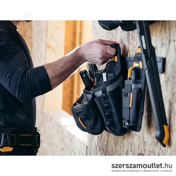 TOUGHBUILT CT-31-A Kalapácstartó övtáska 17x11x32cm + TB-53 Fali tartó tárolórendszerhez 60cm