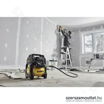 DEWALT DCC1018N FLEXVOLT Akkus szénkefementes kompresszor 10l 18/54V (Akku és töltő nélkül)