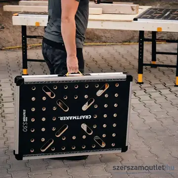 CRAFTMAKER Pro-Station S30 összecsukható munkaasztal 74-90cm 450kg (694720CRAFTMAKER)