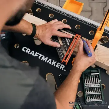 CRAFTMAKER Pro-Station S30 összecsukható munkaasztal 74-90cm 450kg (694720CRAFTMAKER)