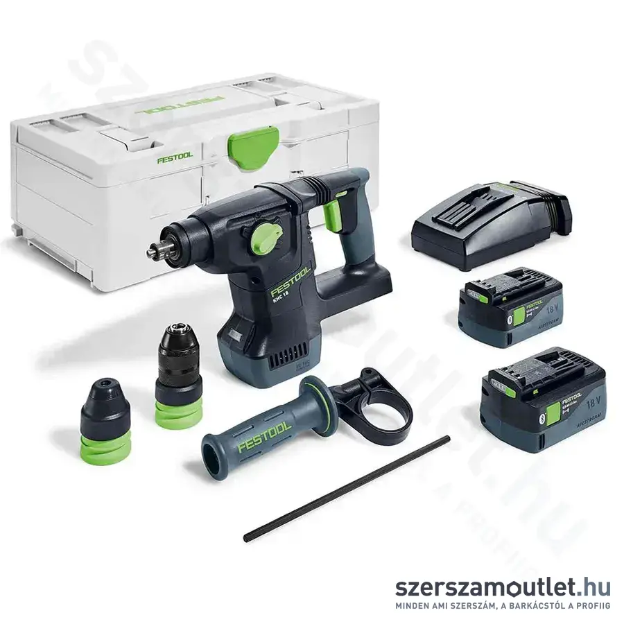 FESTOOL KHC 18 5,0 EBI-Plus akkus fúró-véső kombikalapács 2.6J