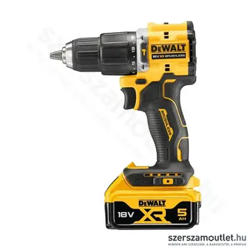 DEWALT DCD100YP2T-QW szénkefe nélküli ütvefúró-csavarbehajtó TSTAK kofferben (2×5,0Ah/18V)