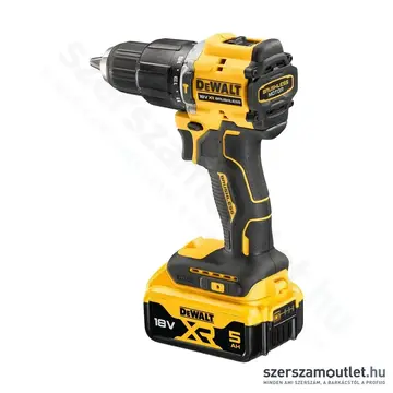 DEWALT DCD100YP2T-QW szénkefe nélküli ütvefúró-csavarbehajtó TSTAK kofferben (2×5,0Ah/18V)