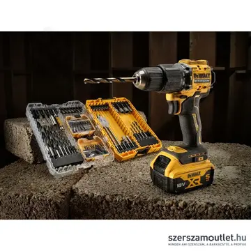 DEWALT DCD100YP2T-QW szénkefe nélküli ütvefúró-csavarbehajtó TSTAK kofferben (2×5,0Ah/18V)