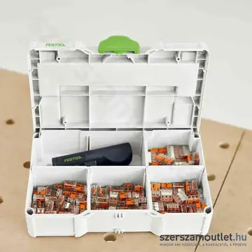 FESTOOL SYS3 S 76-WAGO-Set WAGO vezetékösszekötő készlet (175 részes)