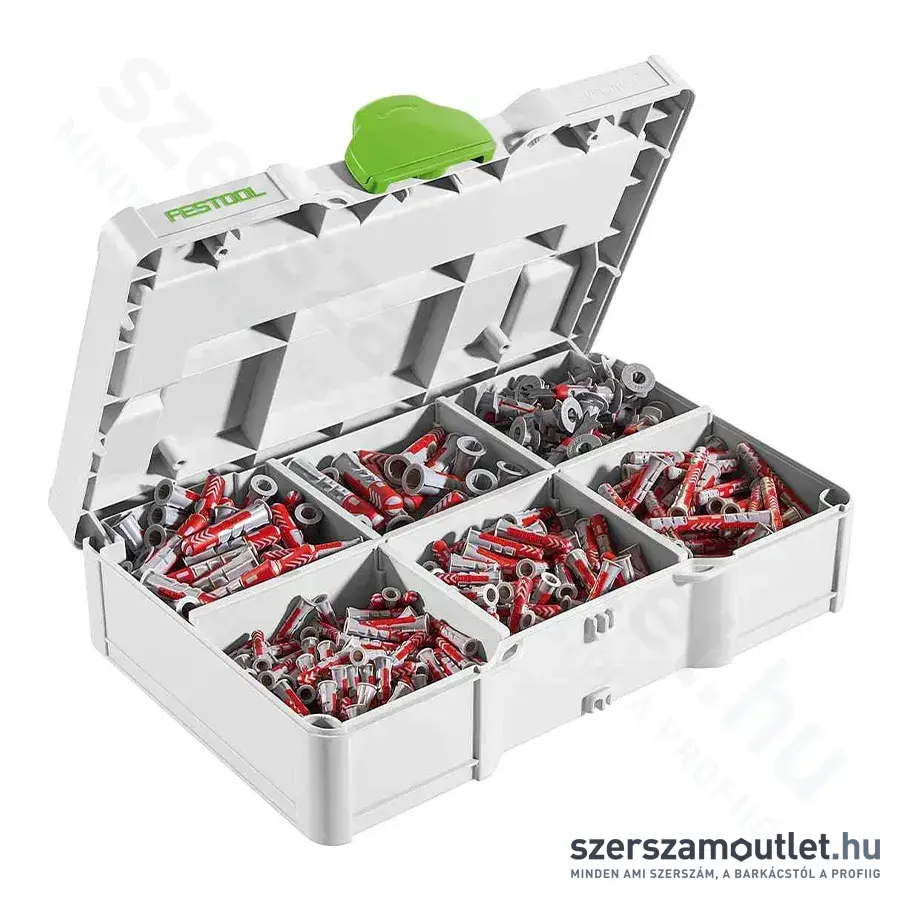 FESTOOL SYS3 S 76-DBL-Set FISCHER Dübel készlet (610 részes)