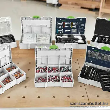 FESTOOL SYS3 S 76-DBL-Set FISCHER Dübel készlet (610 részes)