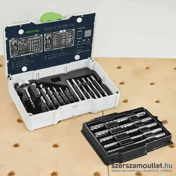 FESTOOL SYS3 S 76-BB-Set Fúrószár- és bitkészlet (18 részes)