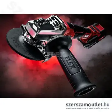 FLEX LBE 125 18.0-EC / 5.0 AH SZETT Akkus sarokcsiszoló fordulatszabályzós, L-BOXX (2x5,0Ah/18V)