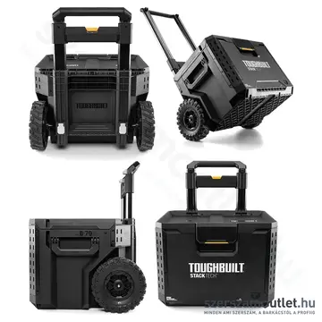 TOUGHBUILT B1-B-70R StackTech Kerekes szerszámosláda 56,6x50x66cm (TB-B1-B-70R)