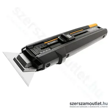 TOUGHBUILT H4S5-01 Kitolható pengés kés 16,5cm (5db penge) + H4S30-80 Trapézpenge 30db (GRÁT