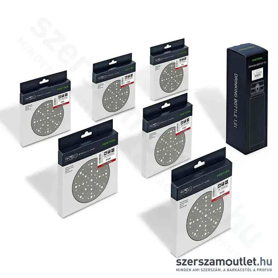 Festool csiszolópapír készlet P60-320 60 részes STF D150/48 GR-Set