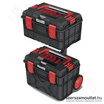 KISTENBERG X BLOCK ALU LOG Gurulós szerszámosláda szett 546x380x685mm (KXBAS604075-S411)