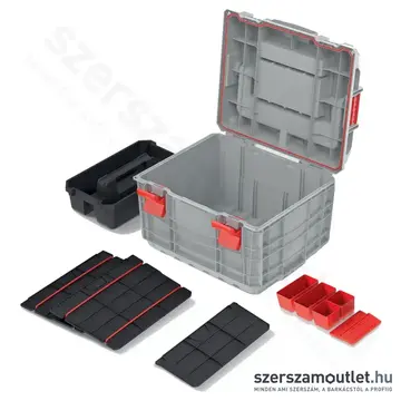 KISTENBERG C BLOCK ALU LOG Szerszámkoffer 450x380x297mm (KXCA454030-4C)