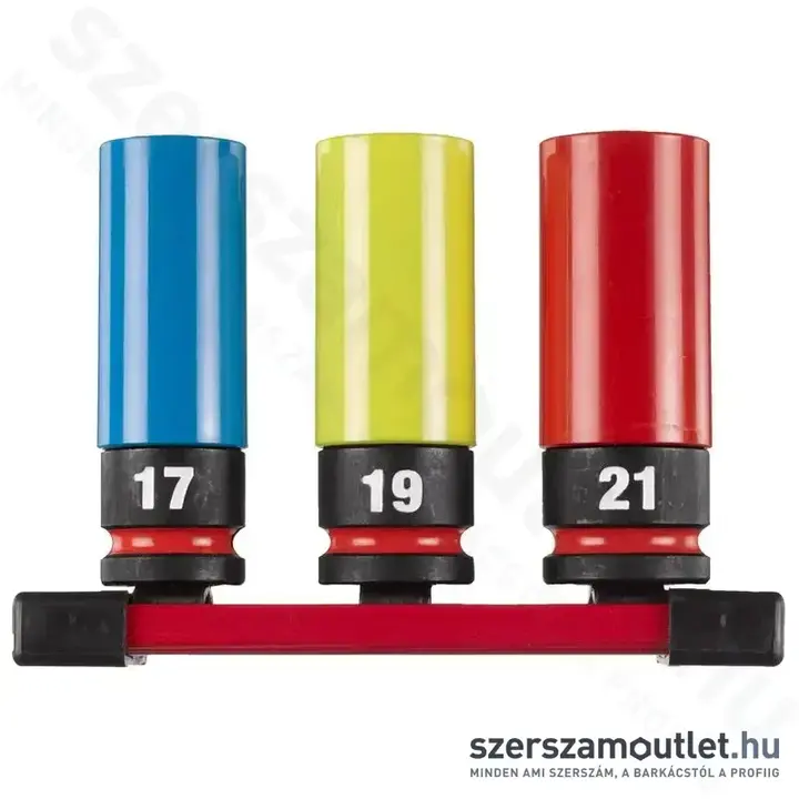 MILWAUKEE SHOCKWAVE IMPACT DUTY Dugókulcs készlet alufelnihez 3 részes 1/2