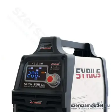 SYRIUS STICK 202 DL Hegesztőinverter MMA/LIFT-TIG, 230V/400V/200A/250A (MMA5.0)
