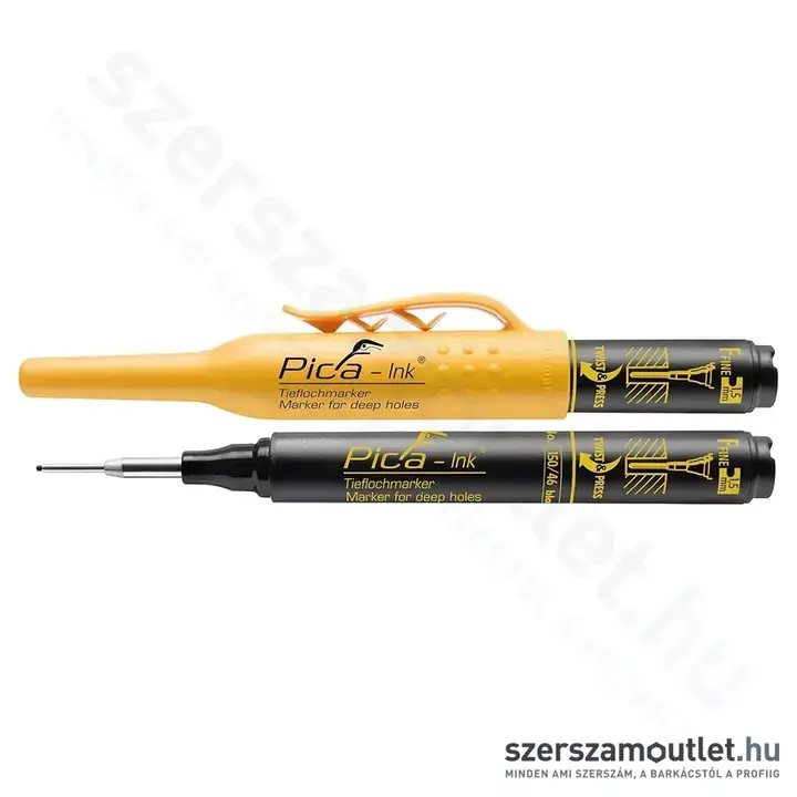 PICA INK Jelölőmarker mély lyukakhoz 1,5mm (Fekete) (150/46)