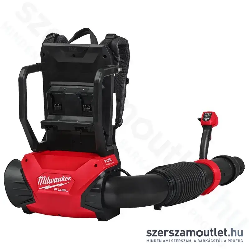 MILWAUKEE M18 F2BPB-0 Dupla akkumulátoros háti lombfúvó (18V) (Akku és töltő nélkül!)