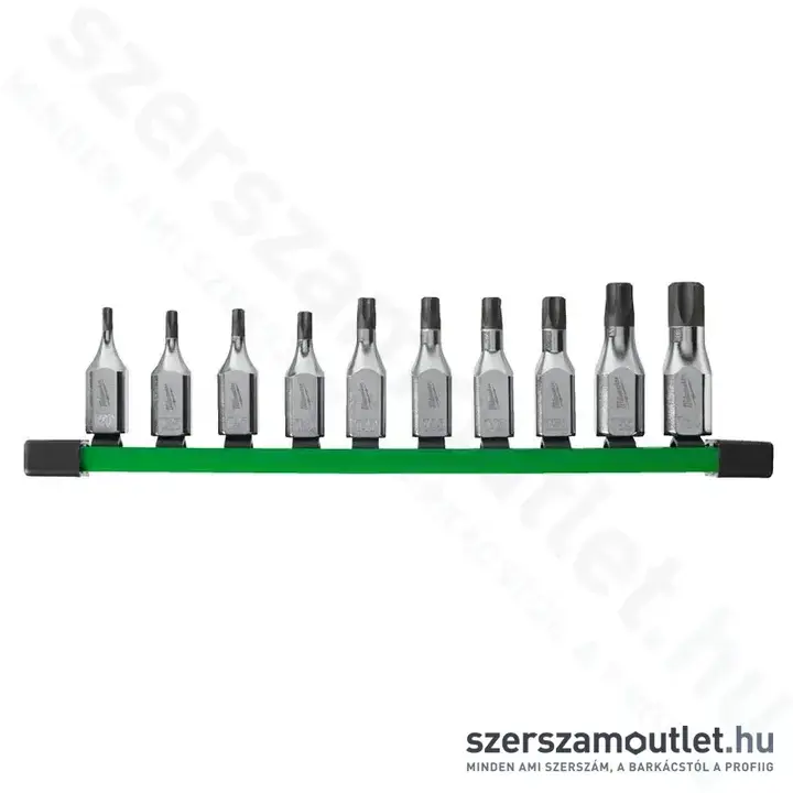MILWAUKEE Torx-bit dugókulcs készlet 10 részes 3/8