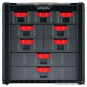 KISTENBERG MULTICASE CARGO Szortimenter szett, falra szerelhető, 400x200x392mm (KMC501)