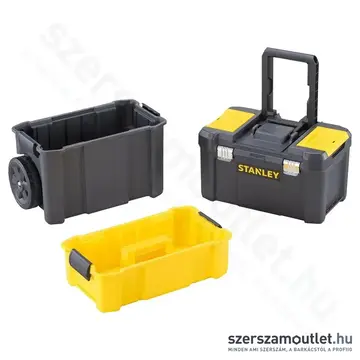 STANLEY Essential 3in1 Guruló szerszámosláda + 10 rekeszes szortimenter (STST1-81320)