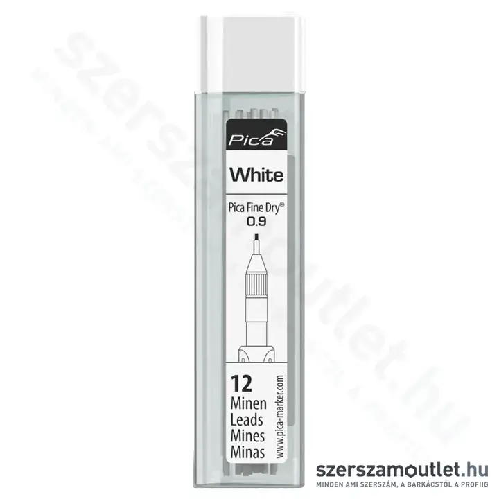 PICA FINE DRY Jelölőmarker betét 0,9x60mm 12db (Fehér) (7032)