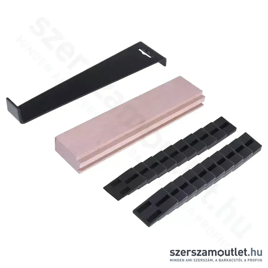 DEDRA Laminált padló szerelőkészlet - Fa ütőtömb [22db]