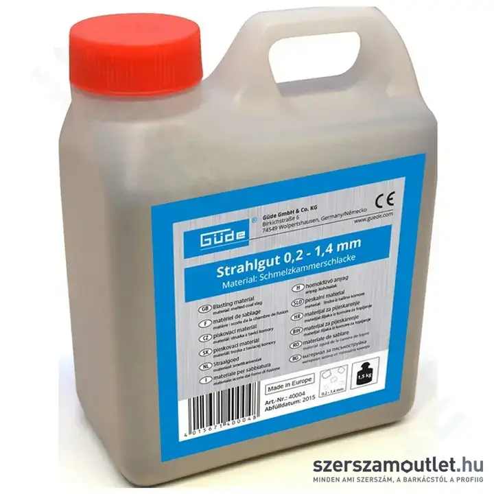 GÜDE szóróhomok homokszóróhoz (0,2-1,4mm 1,5kg)