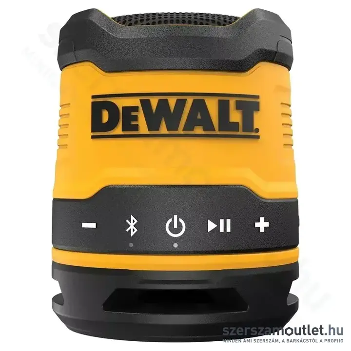 DEWALT DCR009 Akkus Bluetooth hangszoró USB-C, 86Db, 5W/3,6V (1,4Ah akku és töltő) (DCR009-XJ)